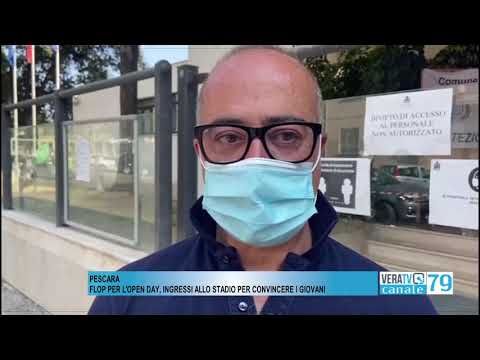 Pescara – Vaccini, flop per l’open day
