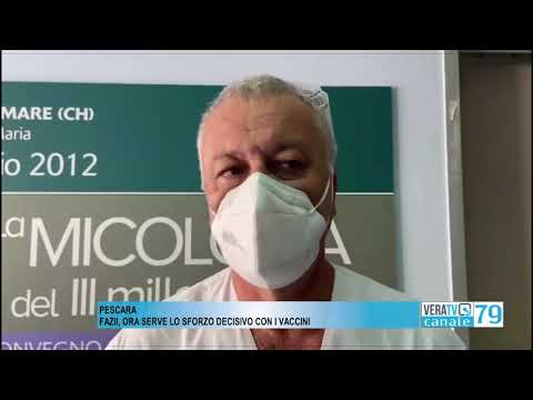 Pescara – Il dottor Fazii: “ora serve lo sforzo decisivo con i vaccini”