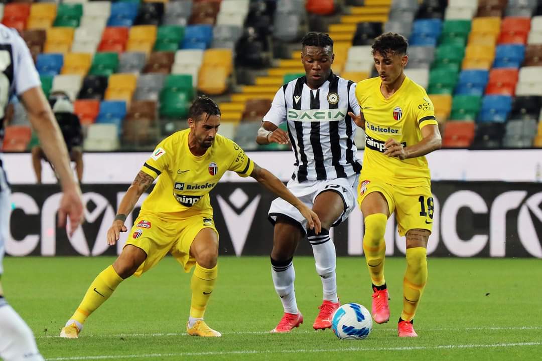 Calcio – L’Ascoli prende tre gol a Udine e saluta la Coppa Italia
