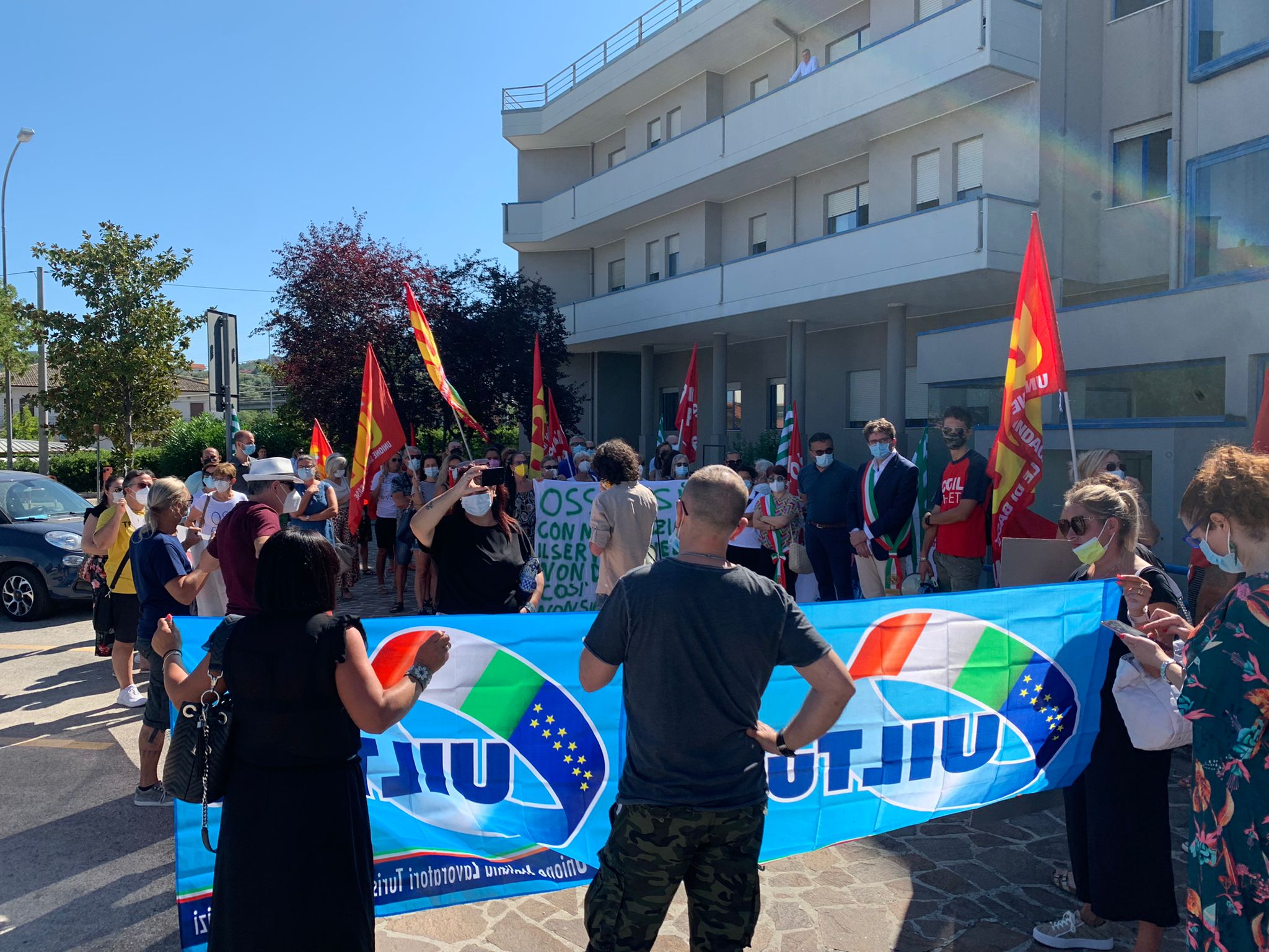 Chieti: la protesta degli Oss: vogliamo essere stabilizzati