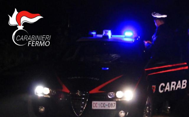 Fermo – Carabinieri impegnati nei sinistri stradali
