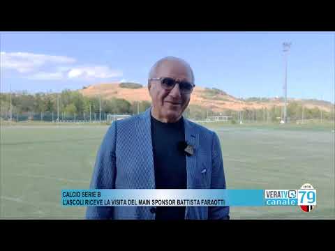 Calcio Serie B – L’Ascoli riceve la visita del main sponsor Battista Faraotti