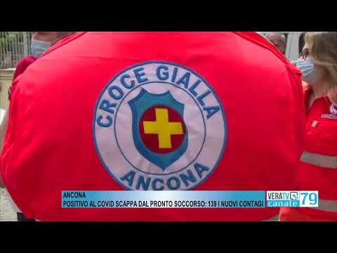 Ancona – Positivo al covid scappa dal pronto soccorso: 139 i nuovi contagi