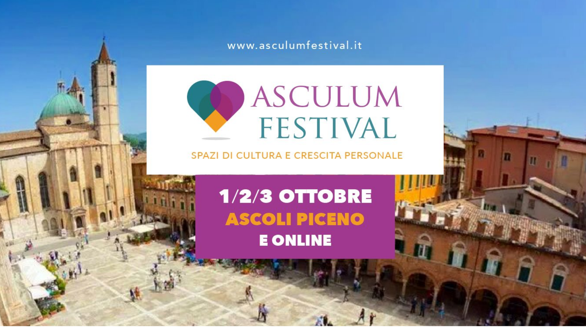 Tutto pronto per “Asculum Festival”: tre giorni di cultura, conferenze e scienza