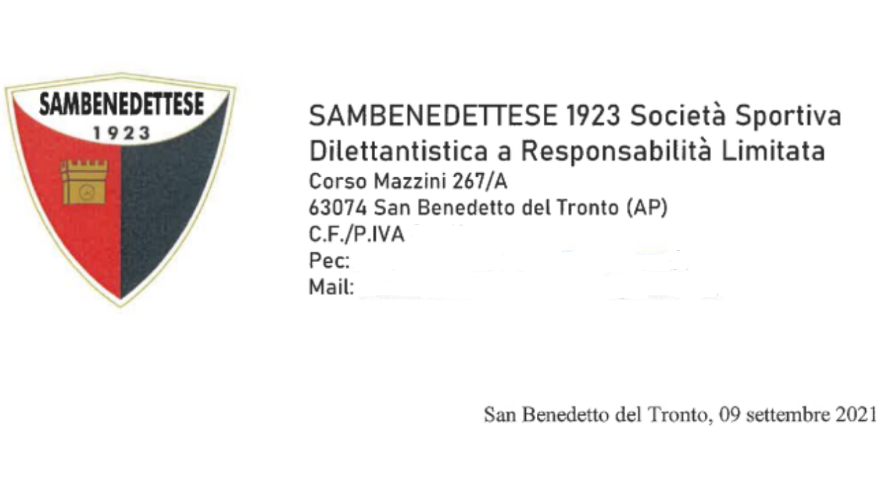 Calcio – La Samb di Bucci chiede l’accesso agli atti al Comune di San Benedetto: “Vogliamo tutelarci”