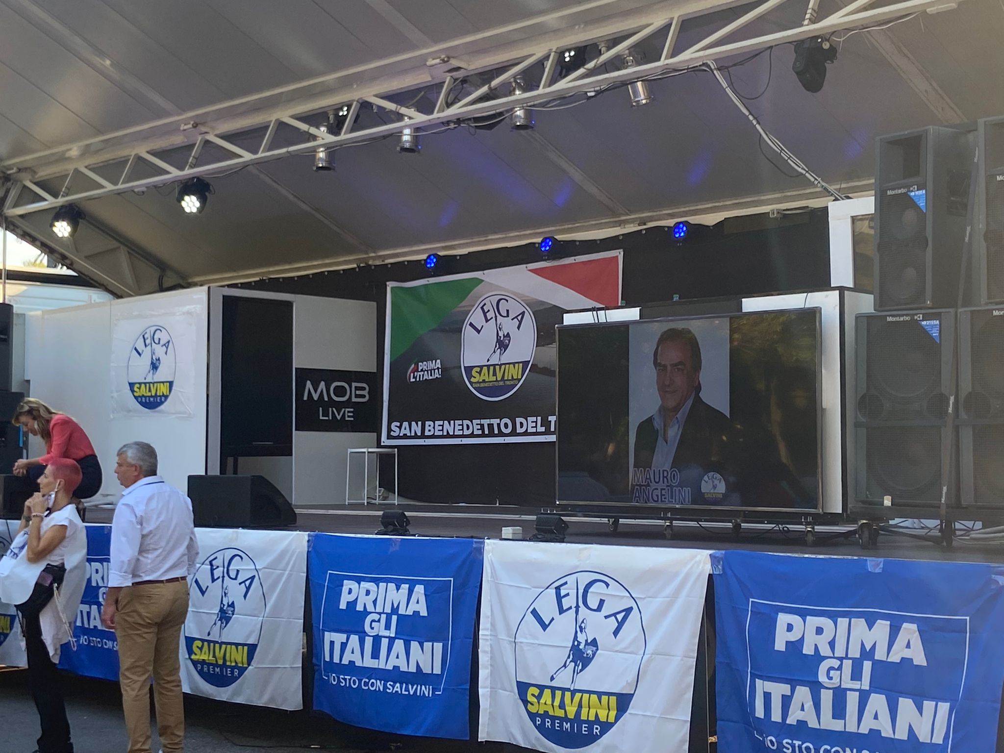 San Benedetto – Piazza Giorgini blindata per l’arrivo di Salvini