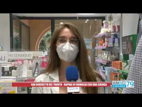 San Benedetto – Rapina la farmacia con una siringa, ma porta via solo cento euro
