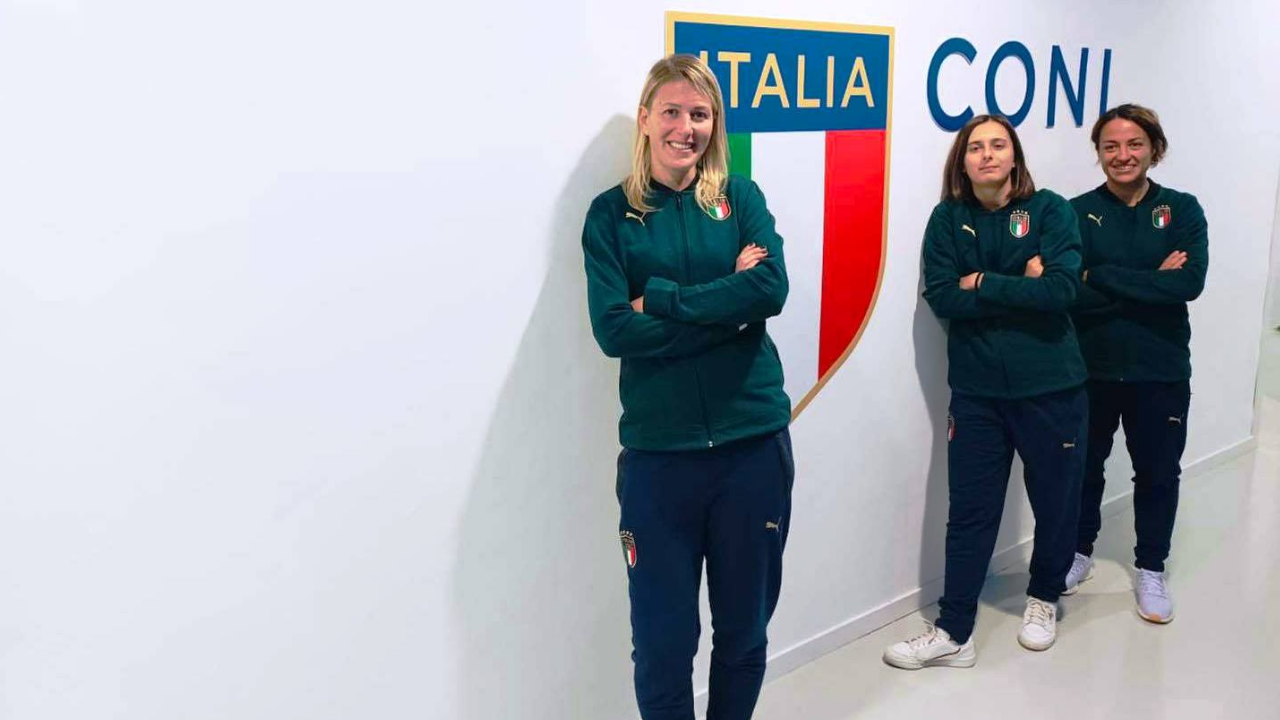 Tre giocatrici della Samb Beach Soccer al primo raduno della Nazionale Italiana