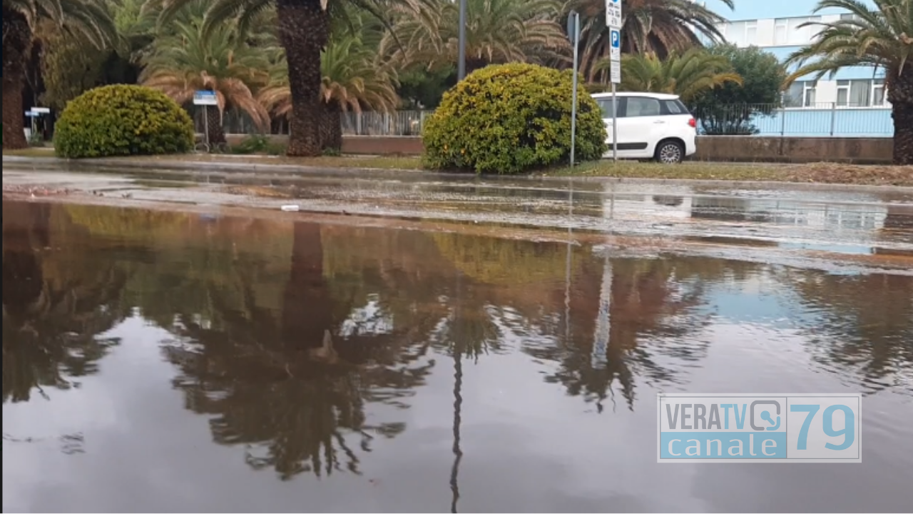 Piove e allora slitta l’inizio dei lavori sul lungomare