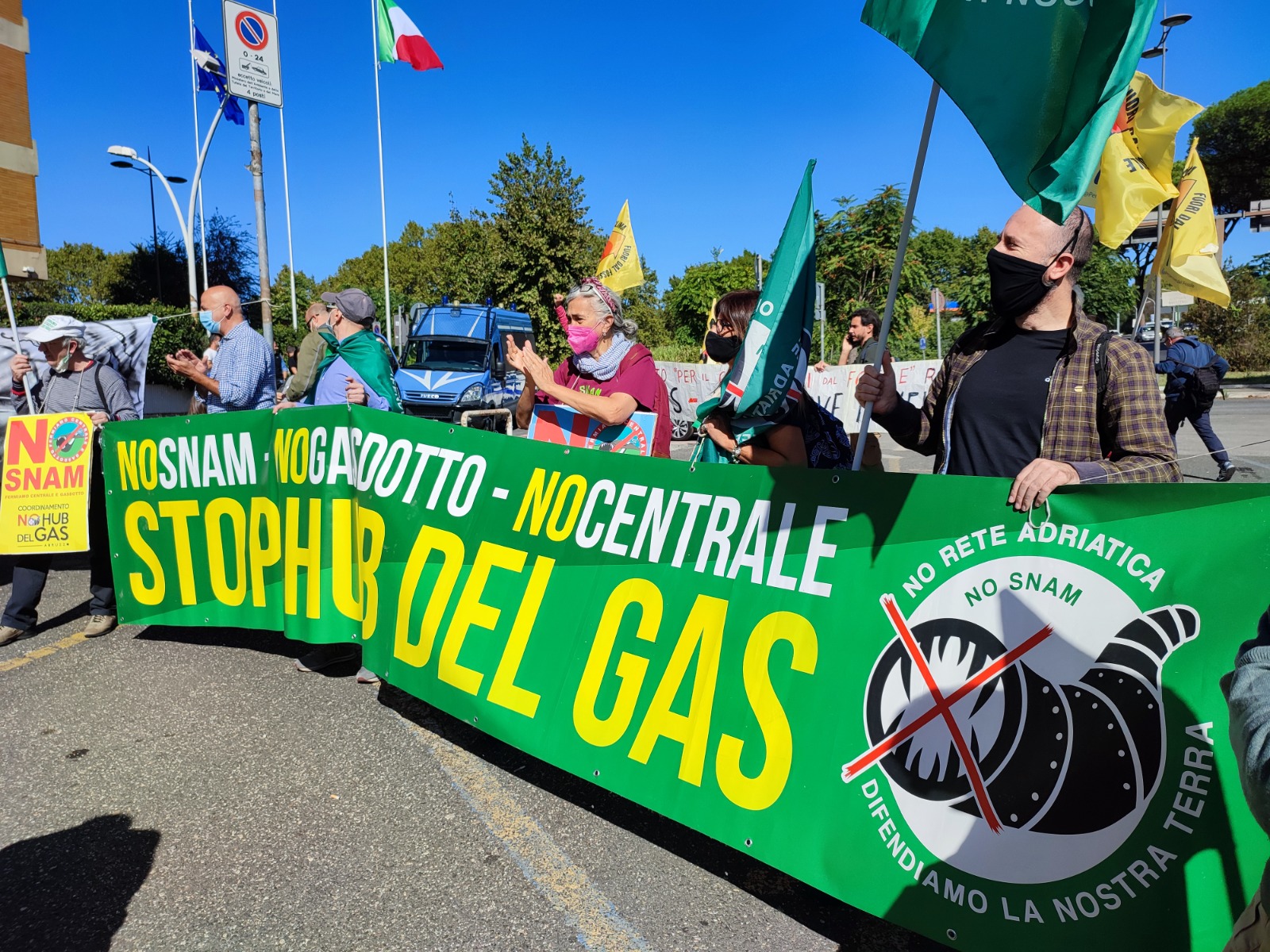 Dall’Abruzzo al Mise per protestare contro il ministro Cingolani