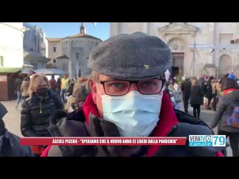Ascoli Piceno – I cittadini e l’appello al 2022: “Anno nuovo, liberaci dalla pandemia”