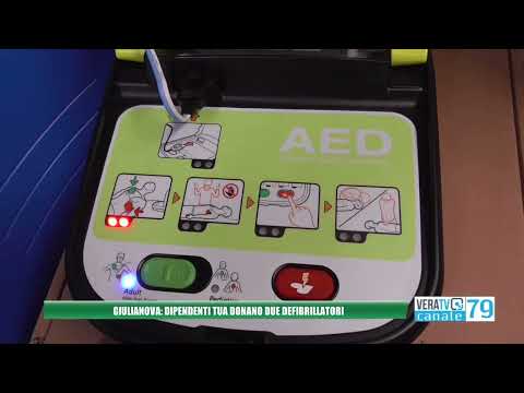 Giulianova: i dipendenti della Tua acquistano due defibrillatori