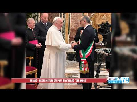 Pesaro – Il sindaco Ricci ricevuto dal Papa: “Un’emozione indescrivibile”