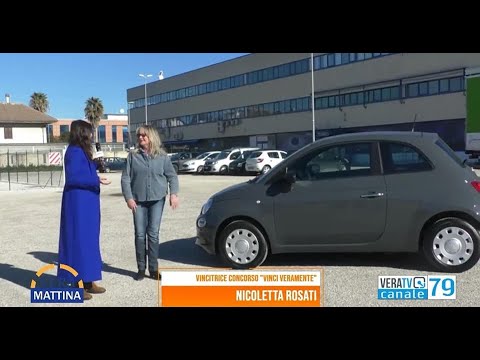 Vera Mattina – Consegna della Fiat 500 ibrida a Nicoletta Rosati