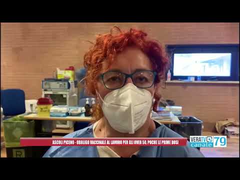 Ascoli Piceno – Obbligo di vaccino per i lavoratori over 50, ma hub semivuoti