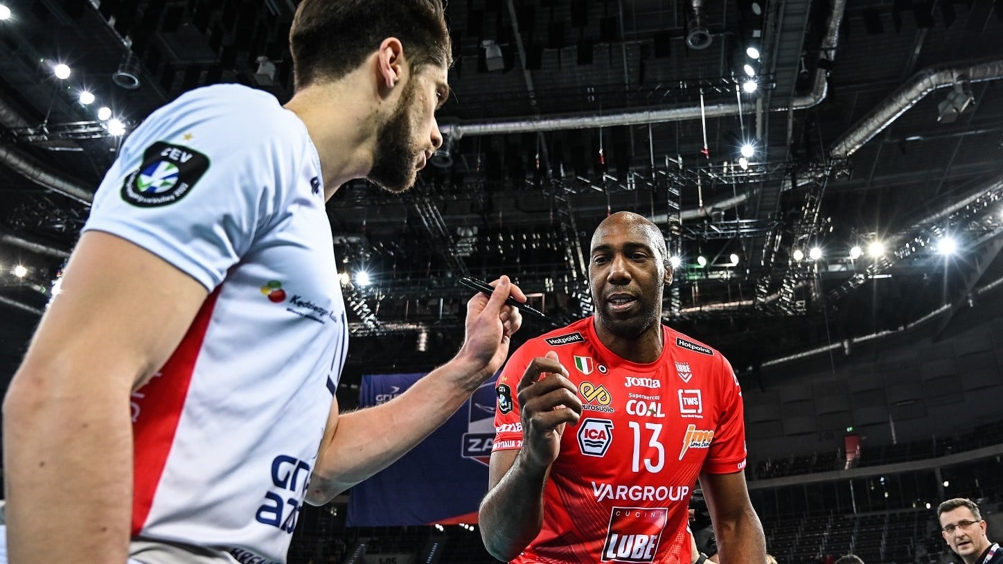 Champions volley, la Lube cerca l’en plein di vittorie stasera al Forum