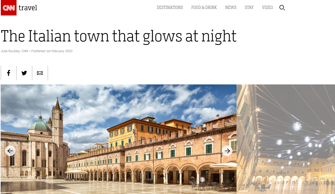 Ascoli sul sito della CNN: “La città italiana che brilla di notte”