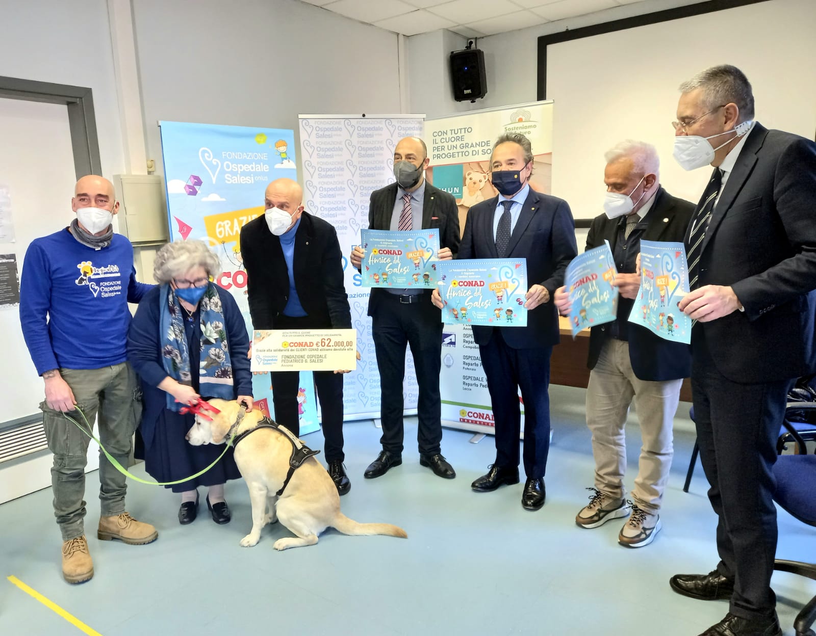 Donati 62 mila euro a favore della Fondazione Ospedale Salesi Ancona per un grande progetto di solidarietà