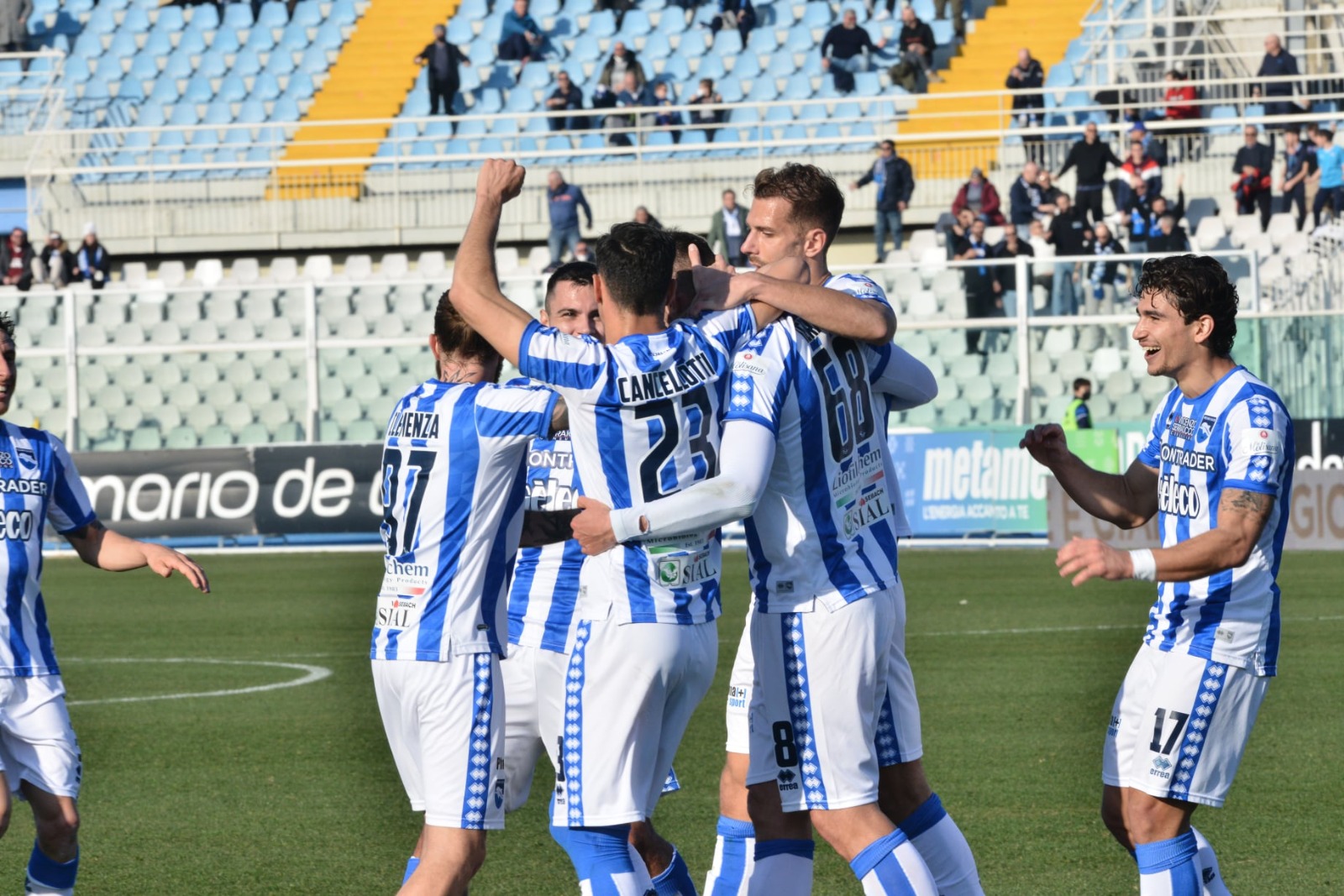 Pescara-Gubbio 3-1: i biancazzurri avvicinano il terzo posto
