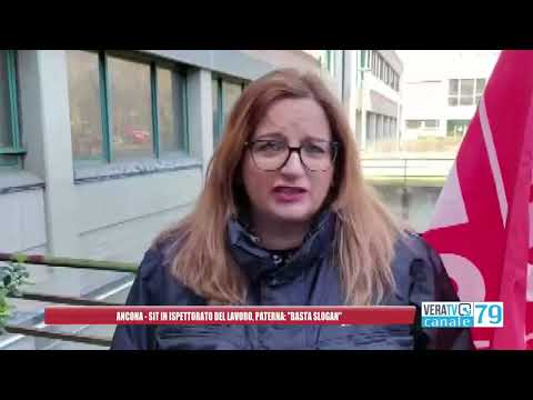 Ancona – Protesta dei dipendenti dell’ispettorato del lavoro, sit-in davanti agli uffici