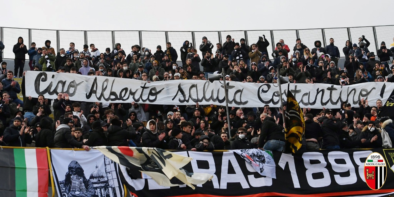 Spal-Ascoli, 539 tifosi bianconeri in partenza