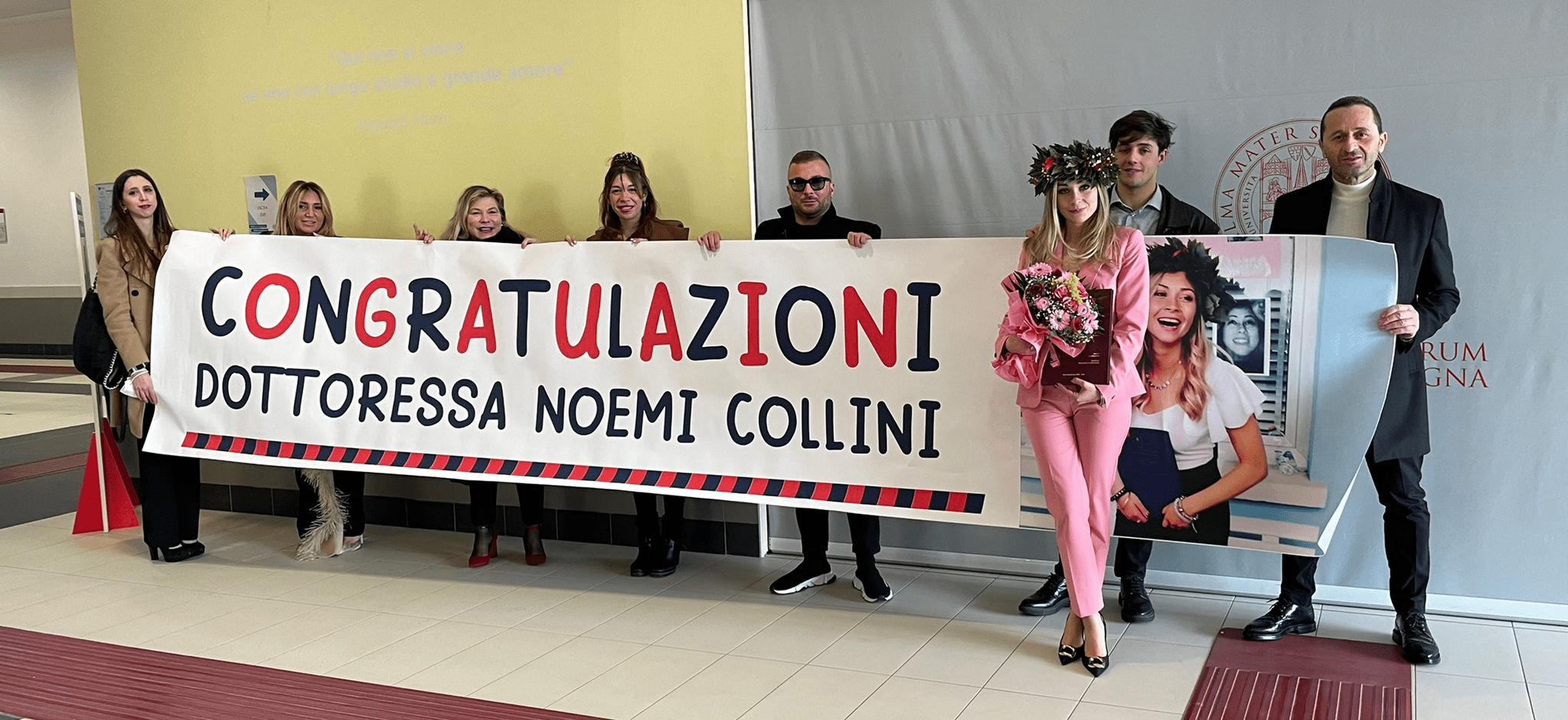 Noemi Collini, una laurea da 110 e lode