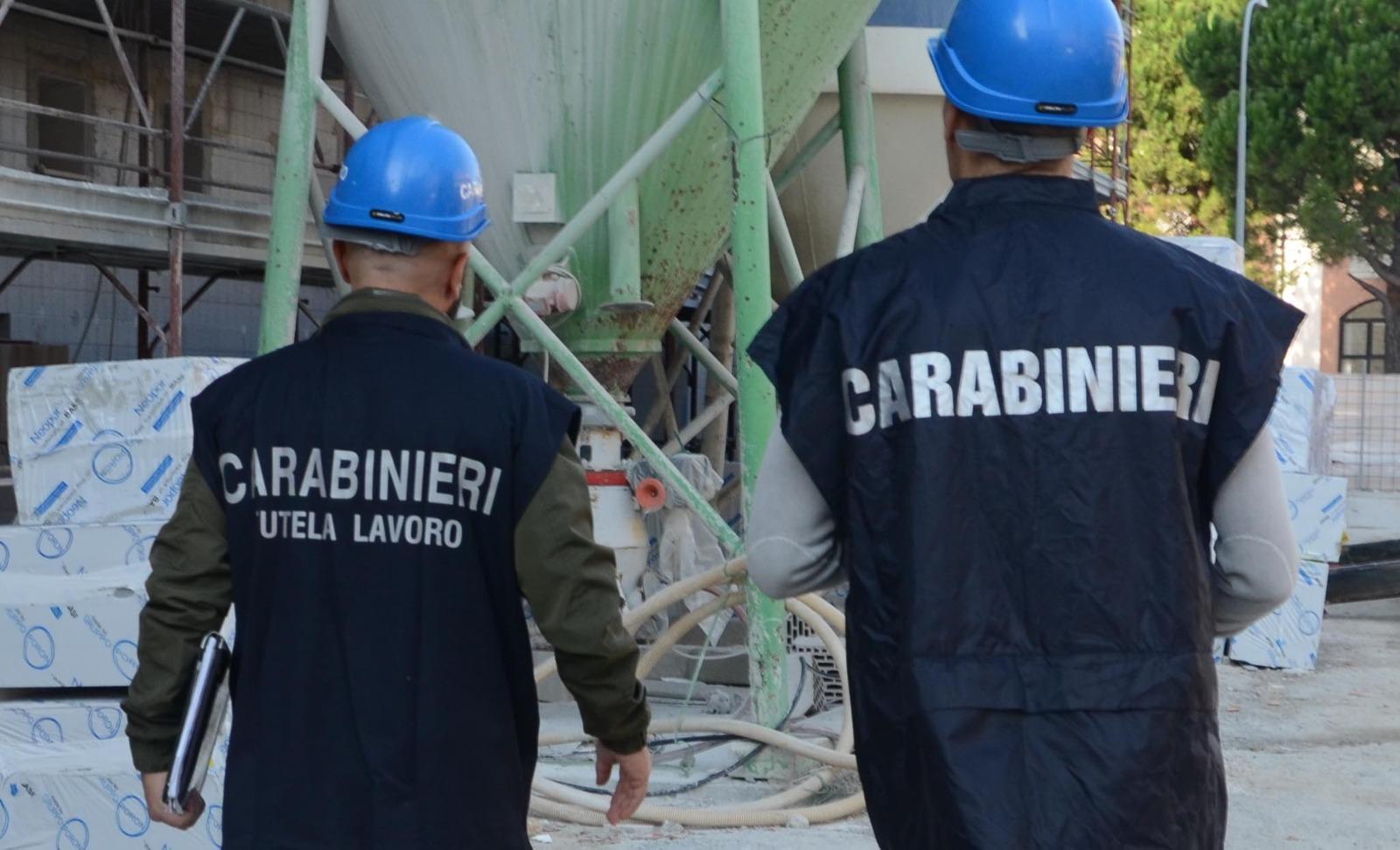 Controlli nei cantieri: quasi 70mila euro di multe e 6 denunce