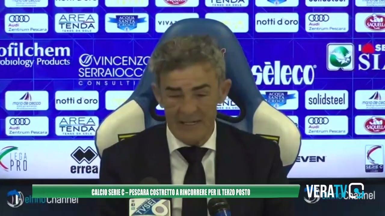 Calcio Serie C – Il Pescara ora deve rincorrere il terzo posto