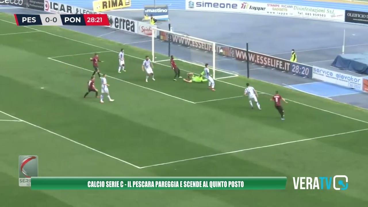Calcio Serie C – Il Pescara pareggia e scende al quinto posto