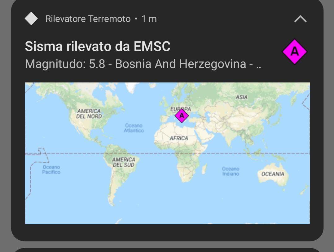 Terremoto avvertito nelle regioni Adriatiche