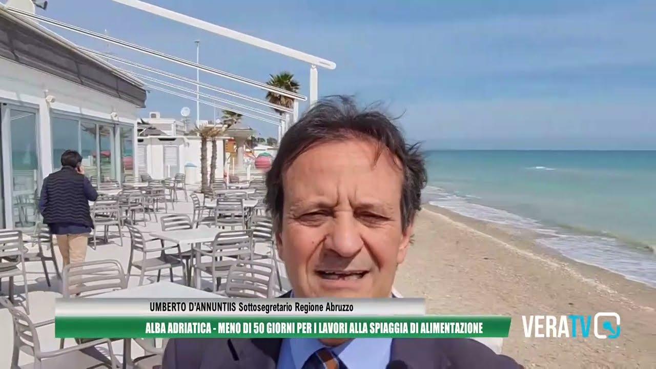 Alba Adriatica – Meno di 50 giorni per i lavori alla spiaggia di alimentazione