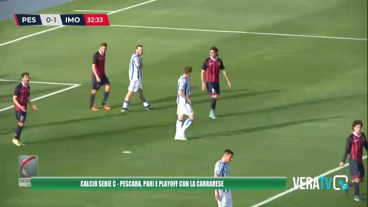 Calcio Serie C, il Pescara pareggia 2-2 con l’Imolese e trova la Carrarese nei playoff