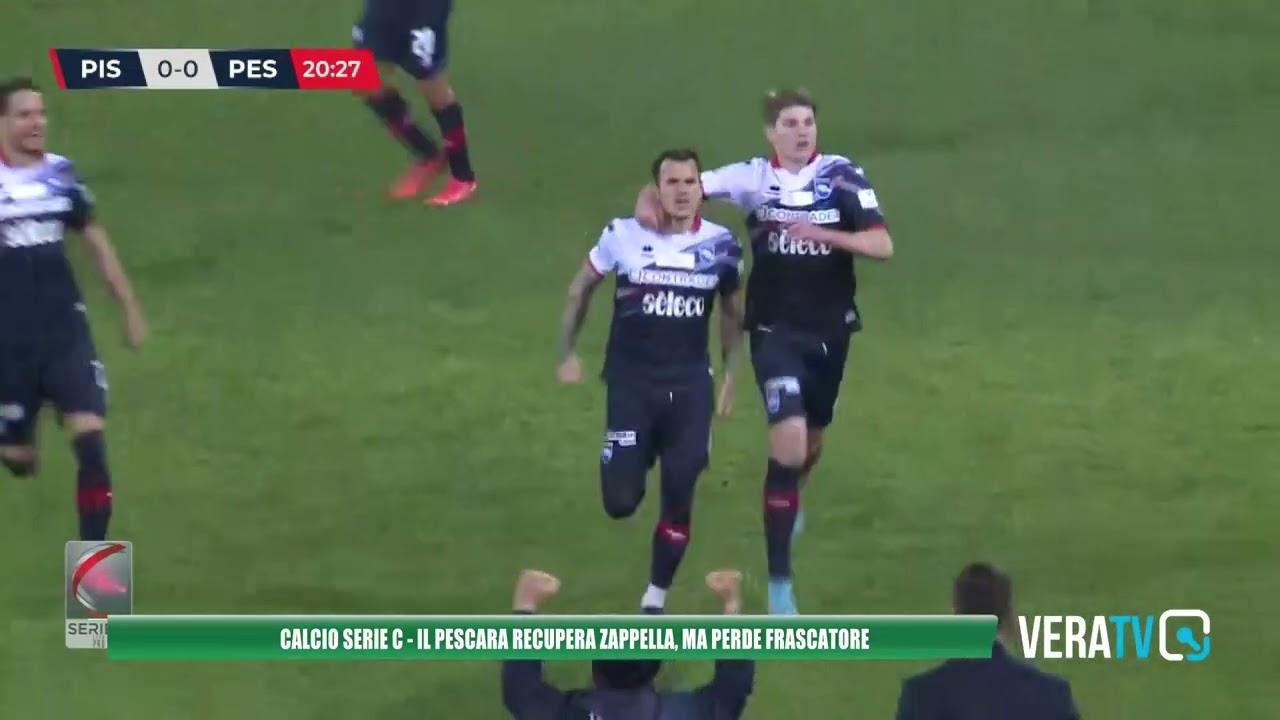 Calcio Serie C – Il Pescara recupera Zappella, ma perde Frascatore