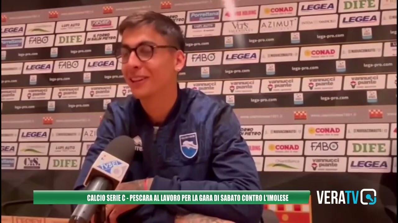 Calcio Serie C – Pescara al lavoro per l’ultima gara di sabato contro l’Imolese