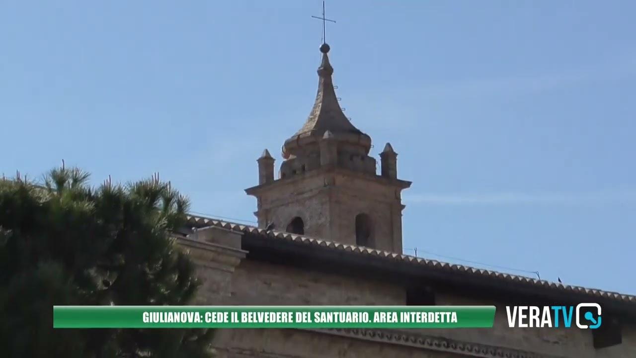 Giulianova – Cede il Belvedere del Santuario, area interdetta