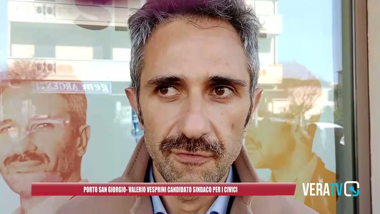 Porto San Giorgio, Valerio Vesprini candidato sindaco per i Civici