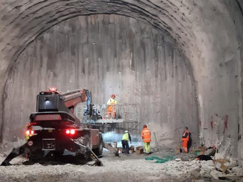 Tunnel Tenda, ripresi i lavori sul lato francese