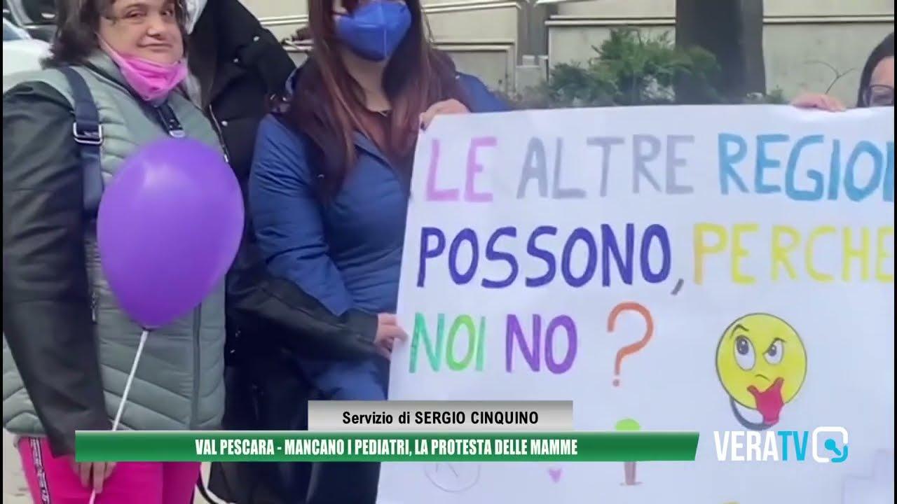 Val Pescara – Emergenza pediatri, sale la protesta delle mamme