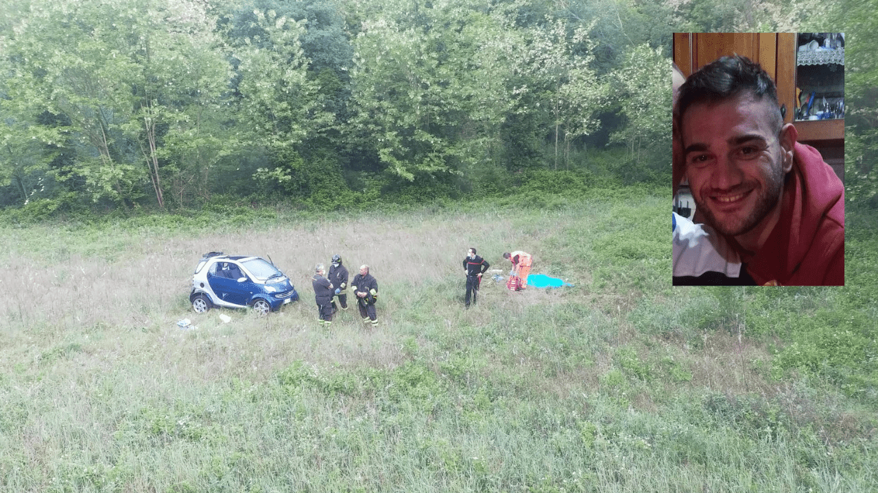 Petriolo di Cermignano, tragico schianto all’alba: la vittima è il 36enne Saimon Rampa