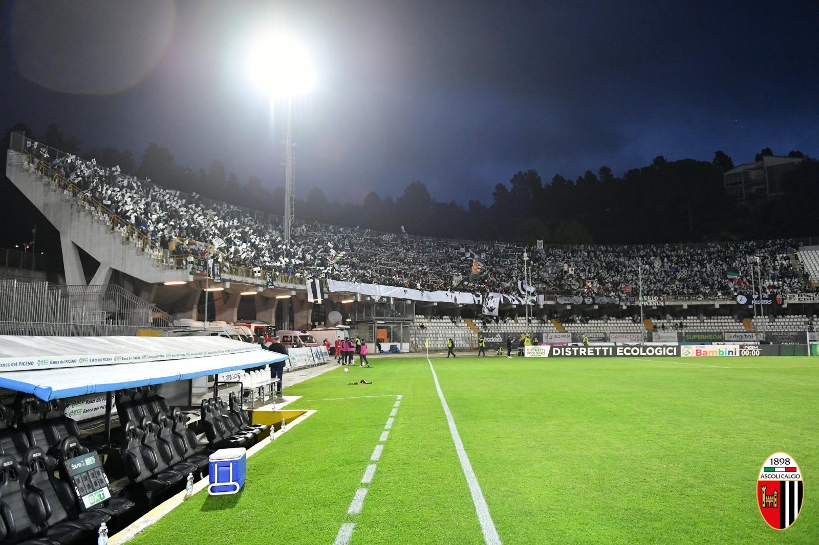 Ascoli-Benevento, parte la prevendita per il primo turno playoff