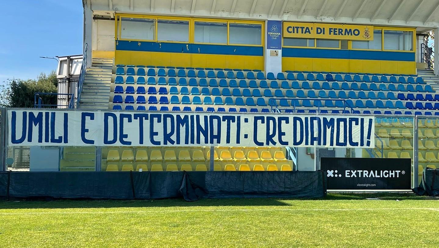 Viterbese-Fermana: 510 tifosi gialloblù nel Lazio per la sfida salvezza