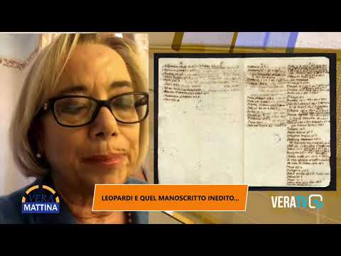 Vera Mattina – Leopardi e quel manoscritto inedito