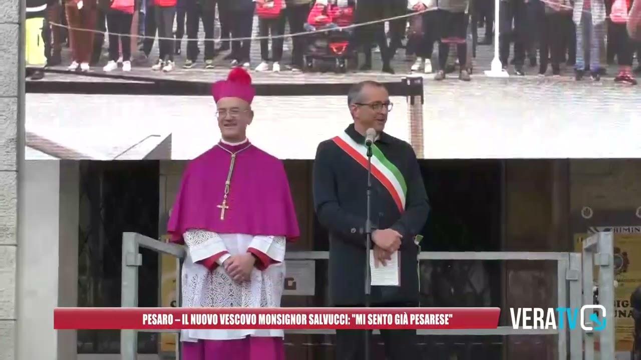Pesaro – Centinaia di fedeli per il nuovo vescovo Monsignor Sandro Salvucci: “Mi sento già pesarese”