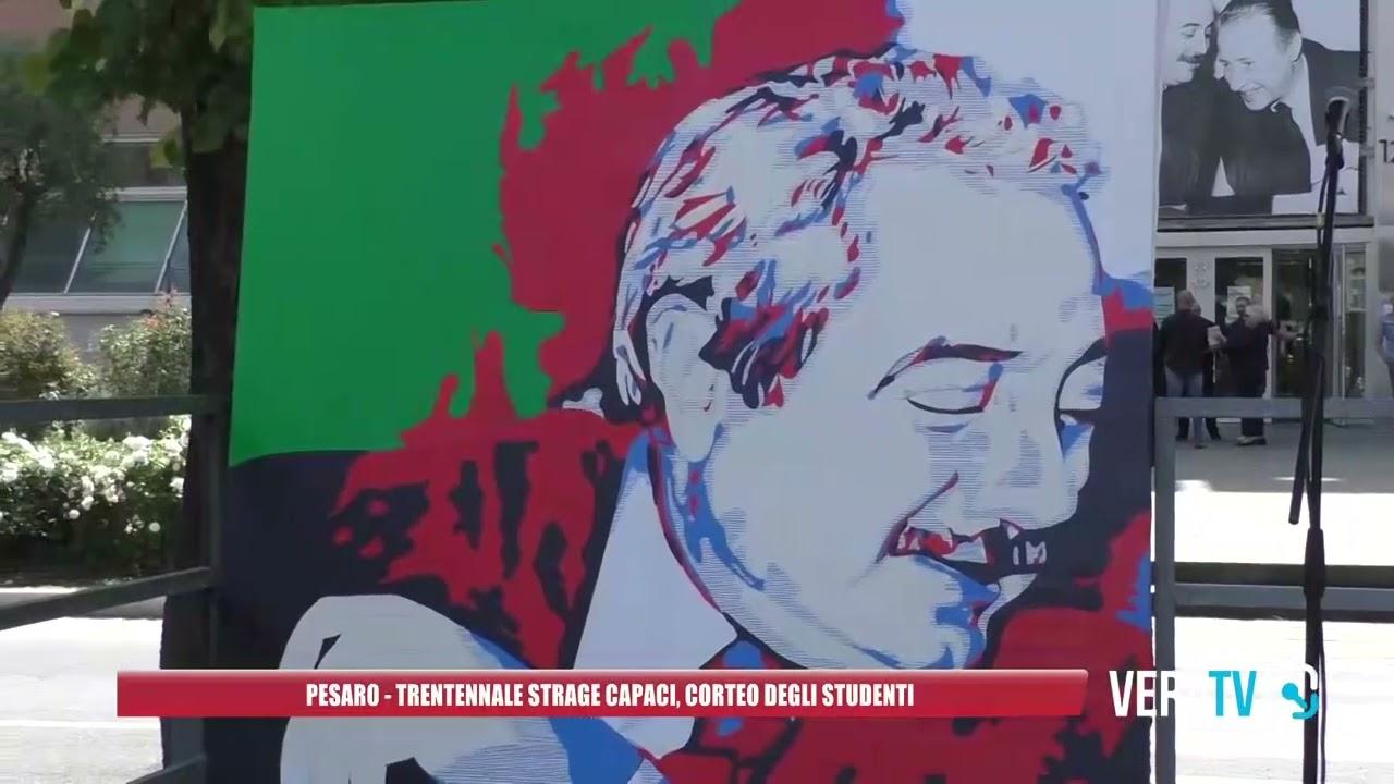 Pesaro – Trentennale strage Capaci, corteo degli studenti