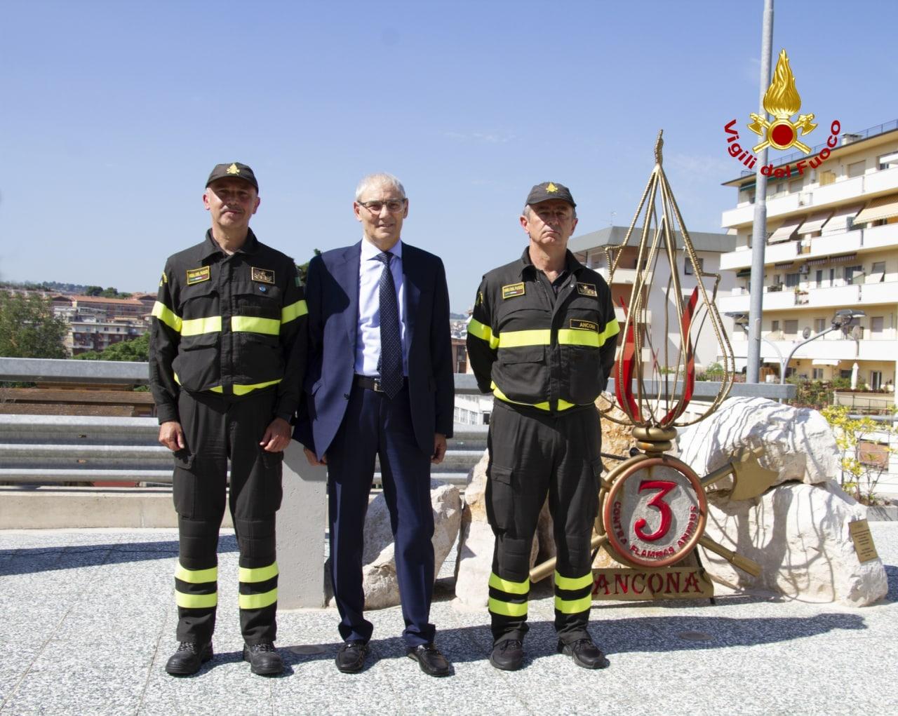 Avvicendamento al vertice del Comando dei Vigili del fuoco di Ancona