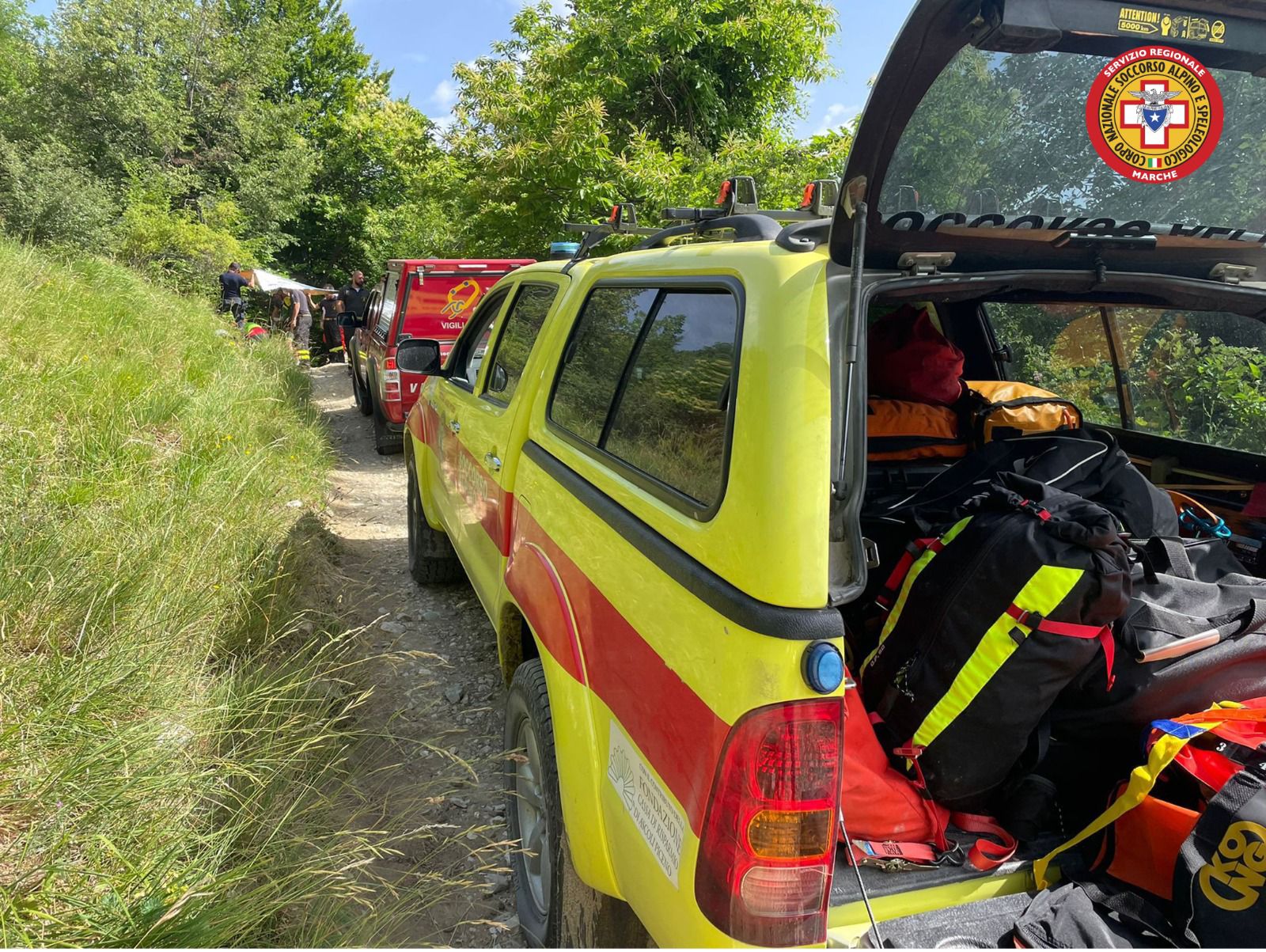 Biker cade sul Sentiero dei Mietitori, interviene il Soccorso Alpino