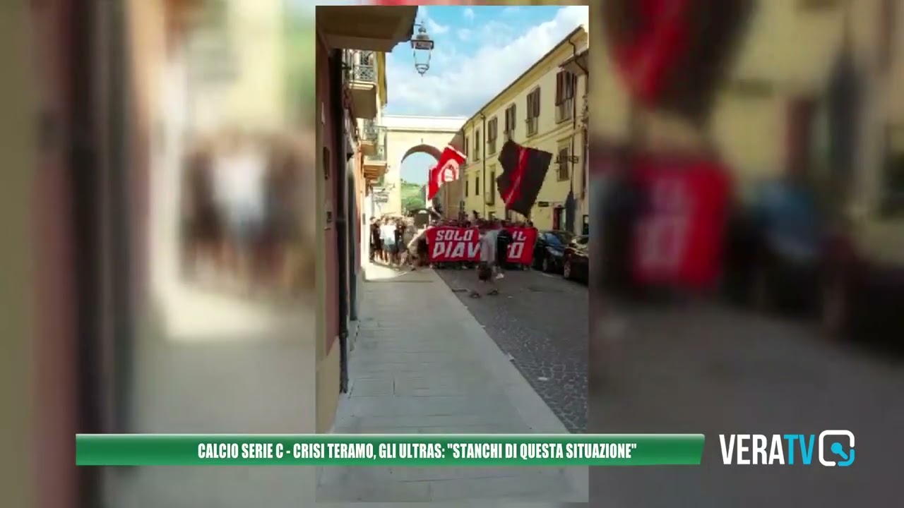 Calcio Serie C – Gli ultras del Teramo: “Stanchi di questa situazione”