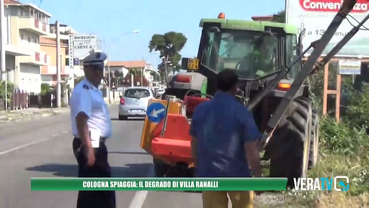 Cologna Spiaggia – Lo stato di abbandono di Villa Ranalli