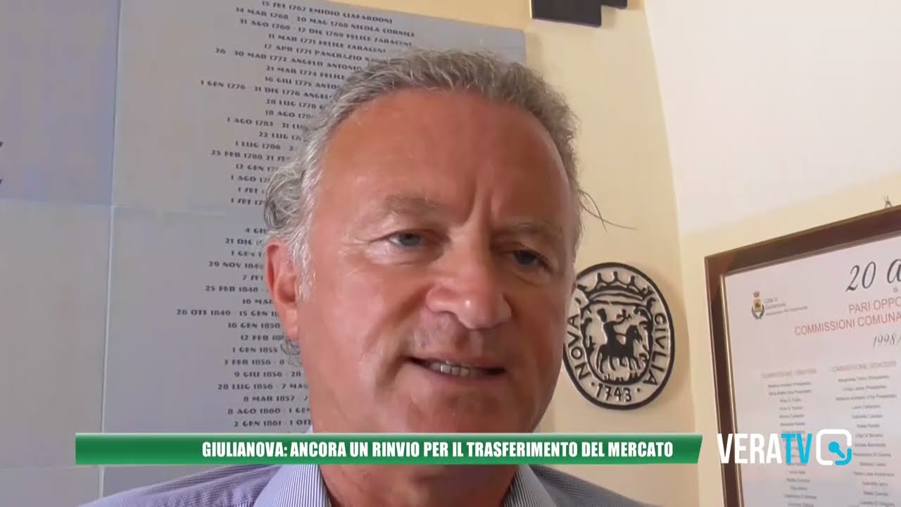 Giulianova – Posticipato il trasferimento del mercato rionale del giovedì