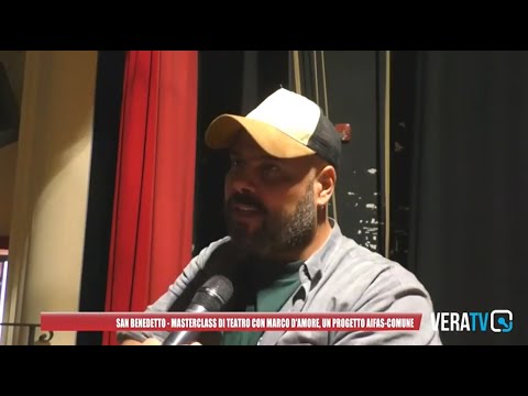 San Benedetto del Tronto – Lezioni di teatro con Marco D’Amore per 40 profughi ucraini